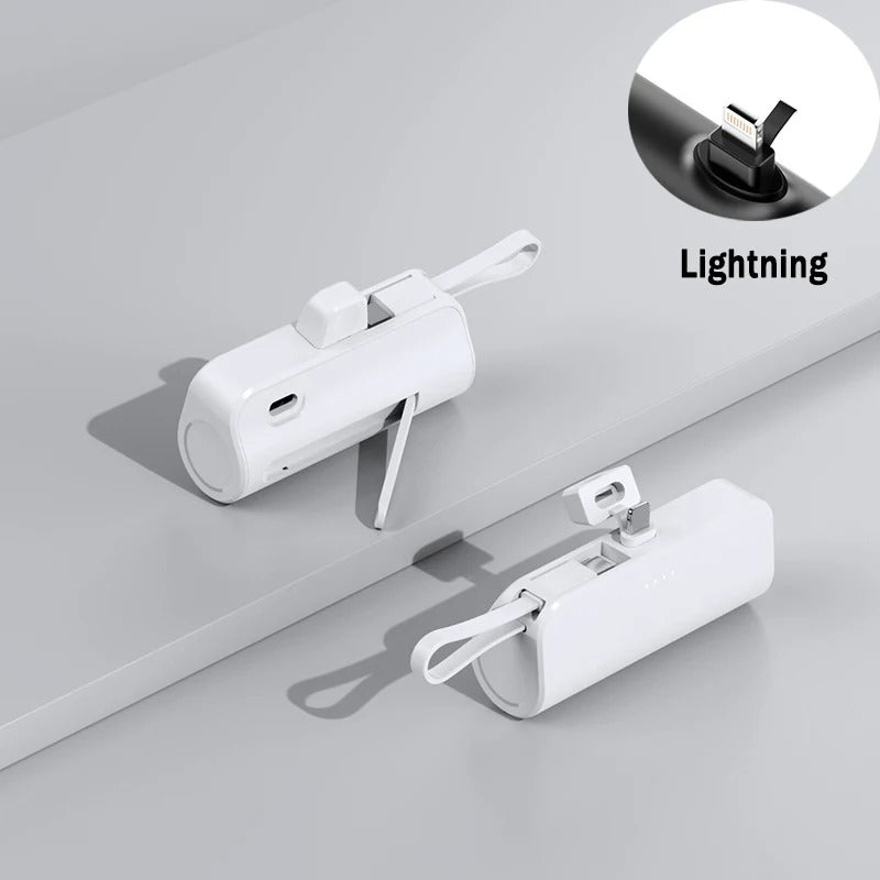 Mini Wireless Power Bank – Fast Charging 30000mAh Capsule Portable Battery