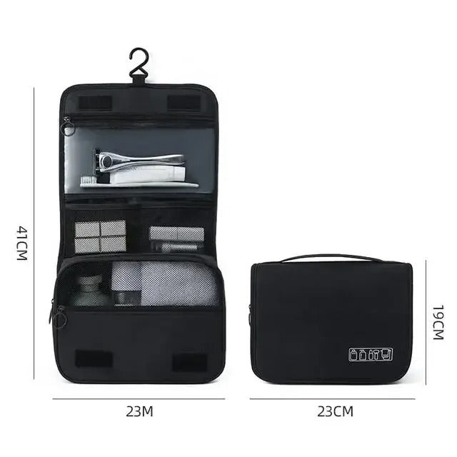 Hanging Toiletry Bag – Organized Travel Storage Oxford Fabric