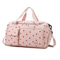 Corduroy Travel Tote Bag – Spacious Carry-On with Shoe Compartment
