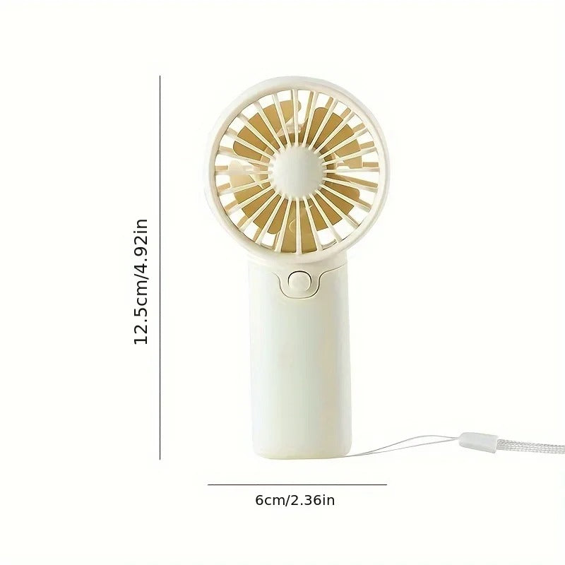 Portable Mini Fan – Lightweight Cooling Comfort with Quiet Design