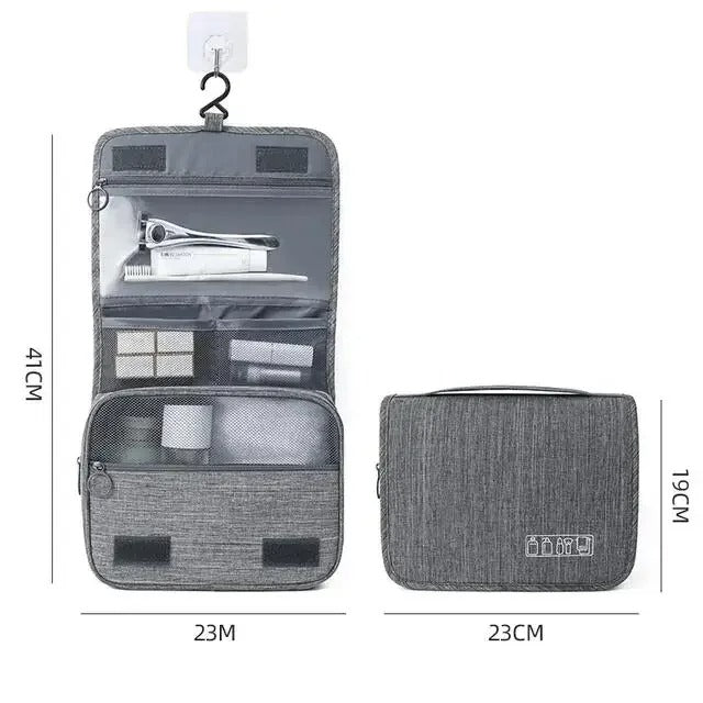 Hanging Toiletry Bag – Organized Travel Storage Oxford Fabric