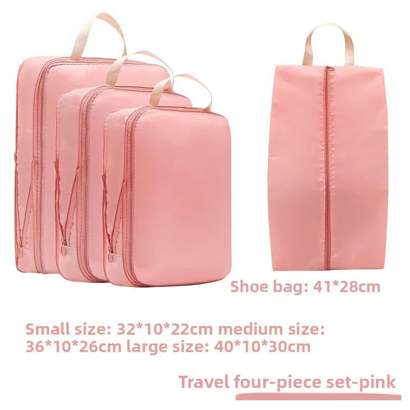 Travel Compression Packing Cubes – Space-Saving Waterproof Organizers