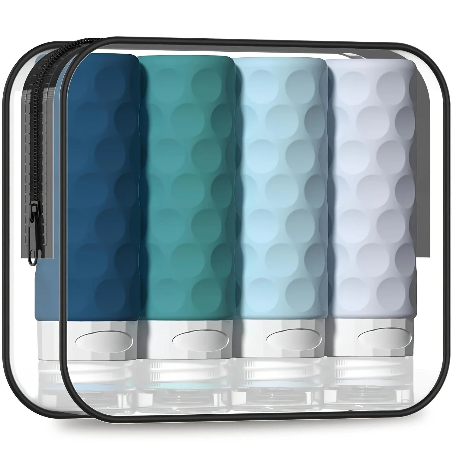Travel Toiletry Bottles Set for Easy Packing – Refillable TSA-Approved