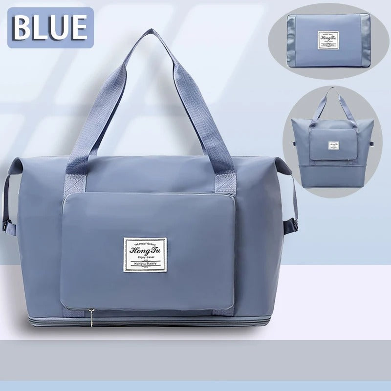 Foldable Travel Bag – Large Capacity Waterproof Nylon Tote