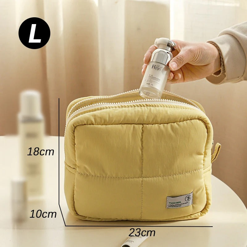 Travel Nylon Cosmetic Bag – Waterproof & Lightweight Toiletries Organizer