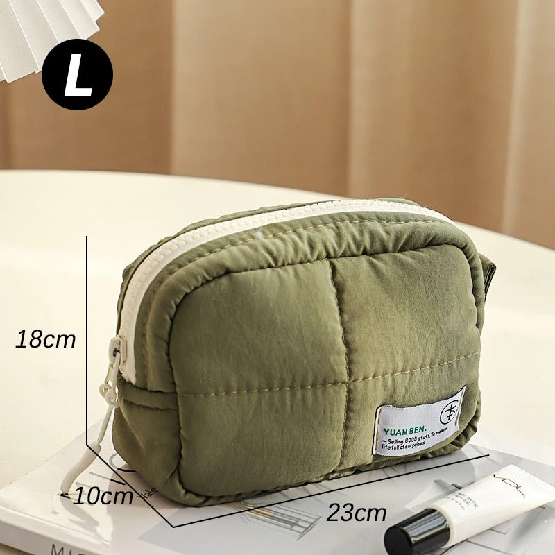 Travel Nylon Cosmetic Bag – Waterproof & Lightweight Toiletries Organizer