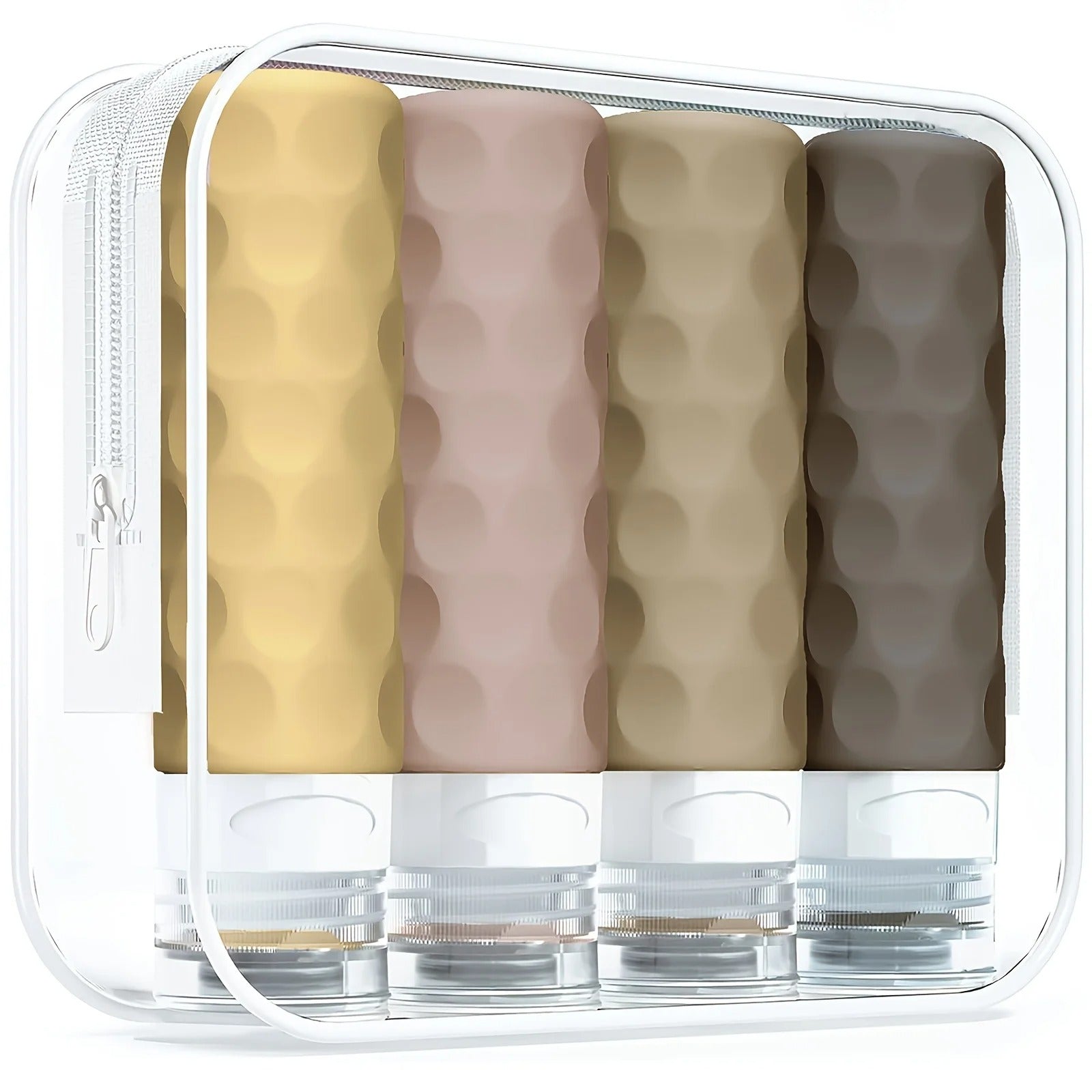 Travel Toiletry Bottles Set for Easy Packing – Refillable TSA-Approved