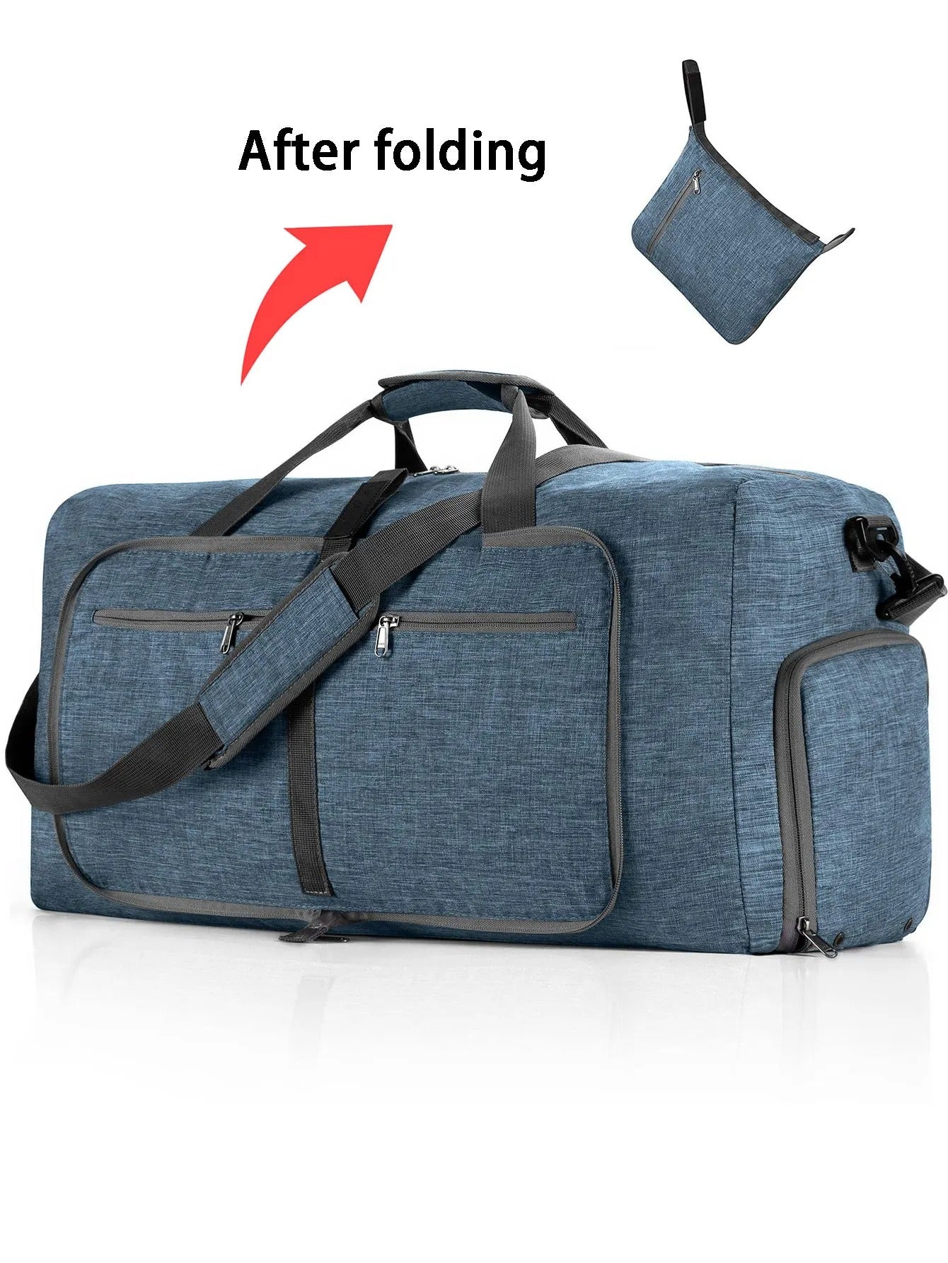 Large Capacity Travel Bag – Waterproof Carry-On Tote for Weekend Trips