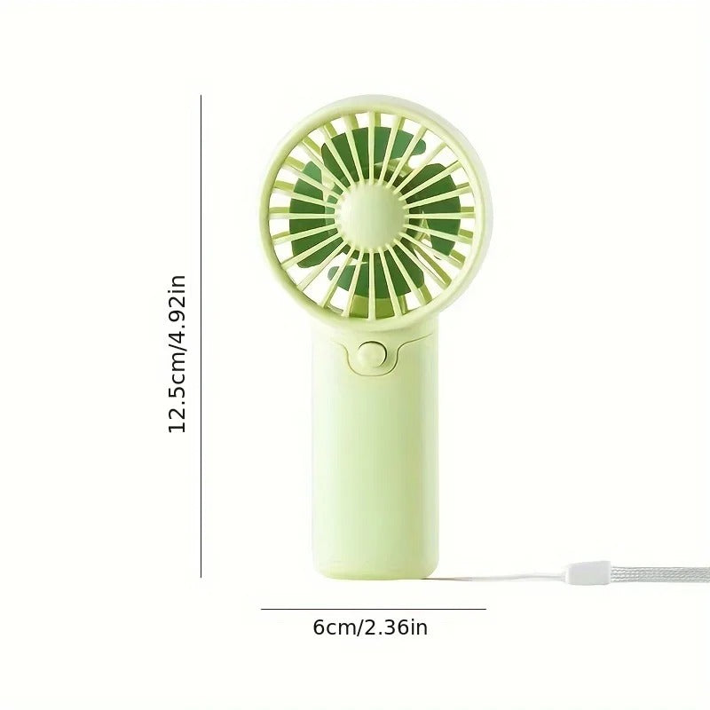 Portable Mini Fan – Lightweight Cooling Comfort with Quiet Design