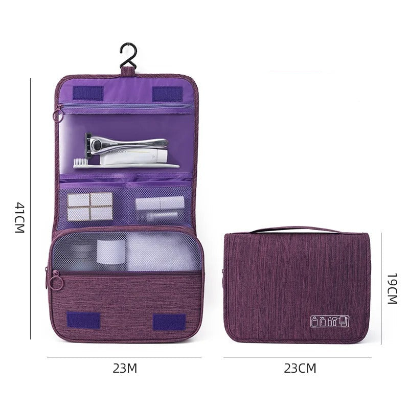 Hanging Toiletry Bag – Organized Travel Storage Oxford Fabric