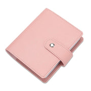 64-Slot Card Holder Wallet – Organized Travel Storage in PU Leather