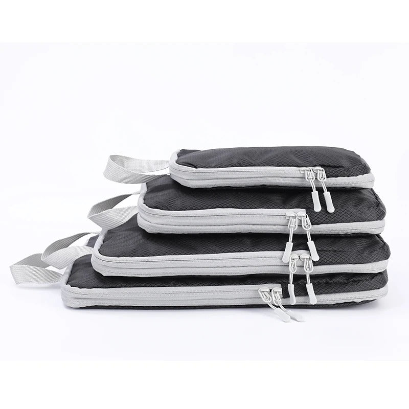 Compressible Travel Bag Set – Space-Saving Waterproof Polyester Organizer