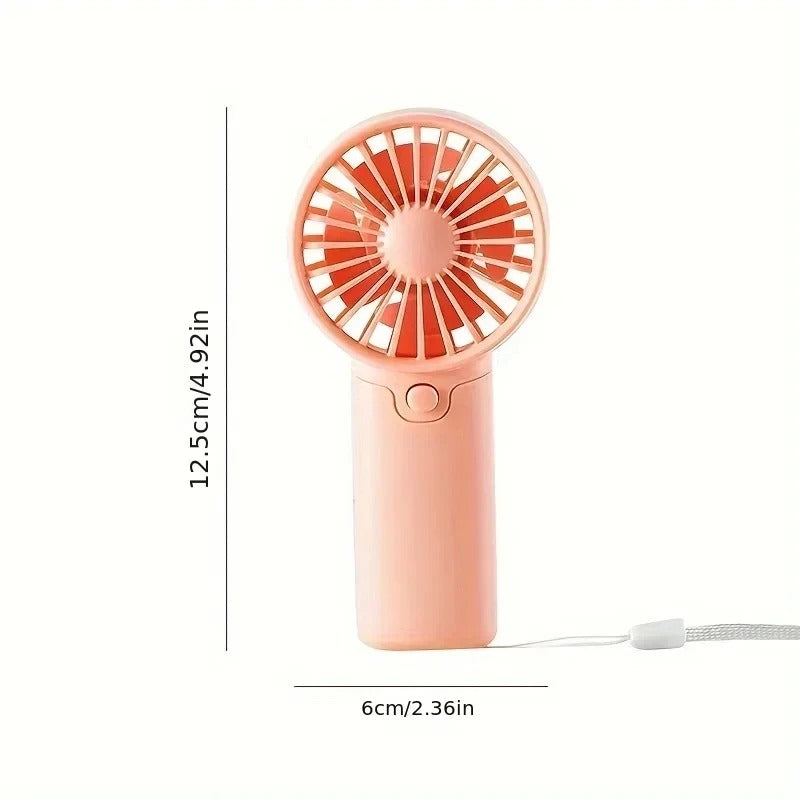 Portable Mini Fan – Lightweight Cooling Comfort with Quiet Design