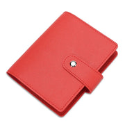 64-Slot Card Holder Wallet – Organized Travel Storage in PU Leather