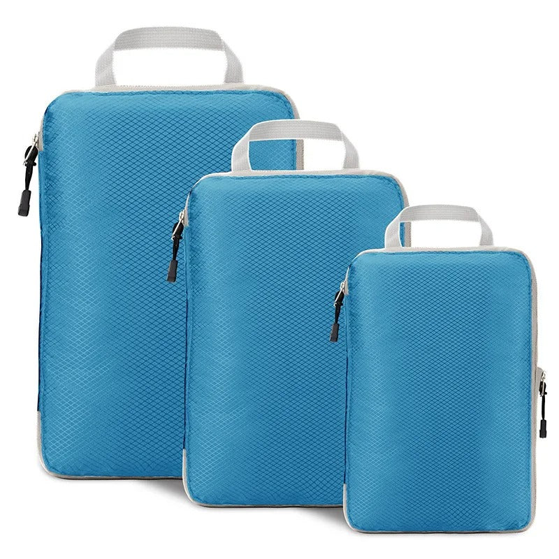 Compression Packing Cubes – Space-Saving Travel Organizer Set