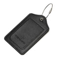 PU Leather Luggage Tag – Anti-Loss Privacy Cover & Durable Loop