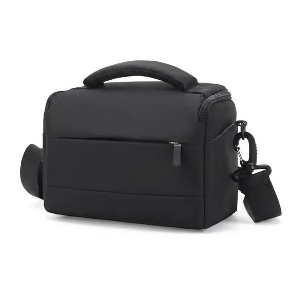 DSLR Camera Shoulder Bag with Padded Water-Resistant Nylon