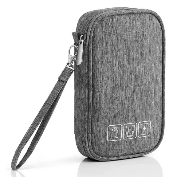 Water-Resistant Travel Cable Organizer Pouch