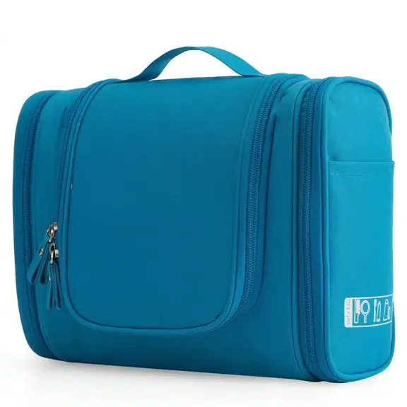 Foldable Hanging Toiletry Organizer in Oxford Fabric